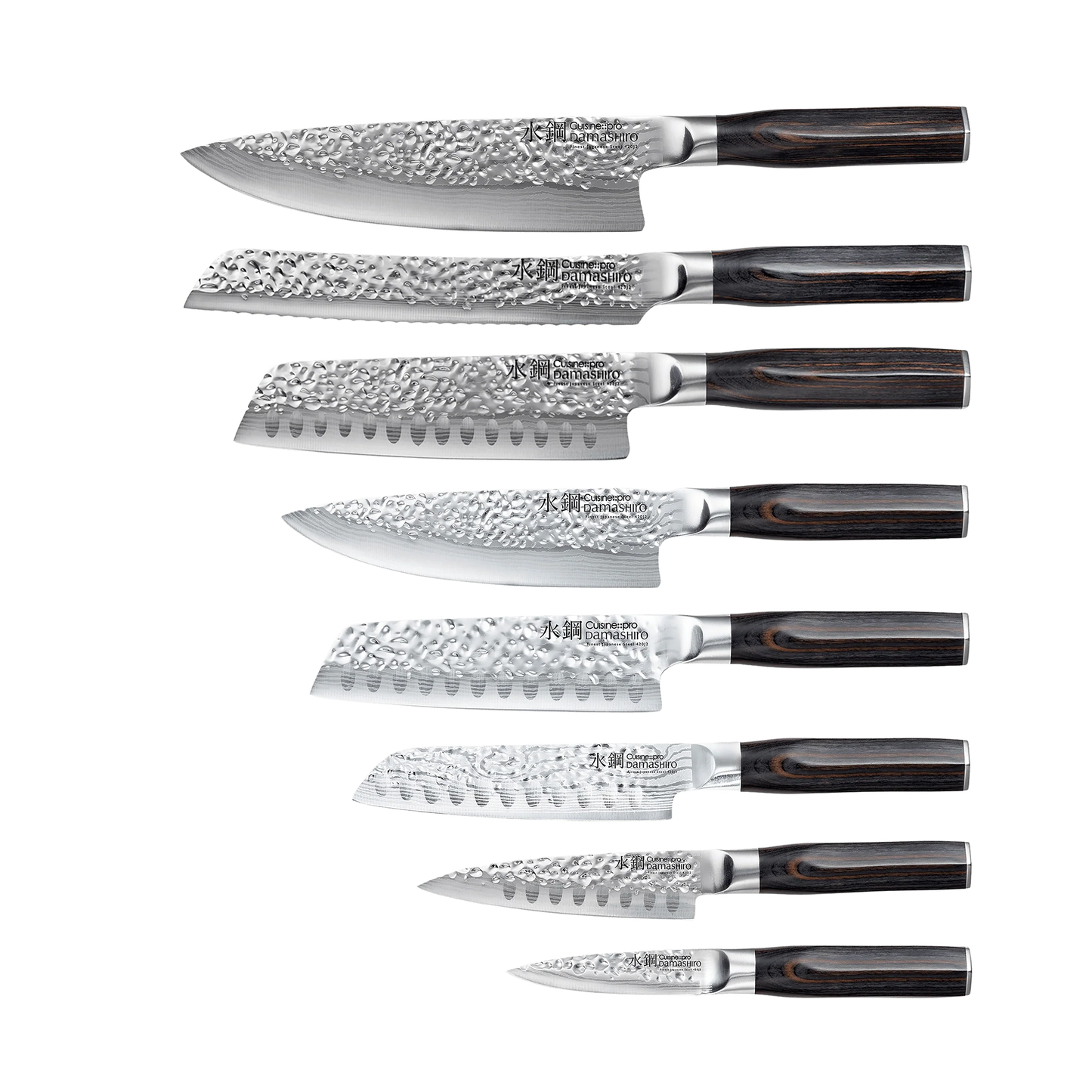DAMASHIRO 9 PC EMPEROR KNIFE SET