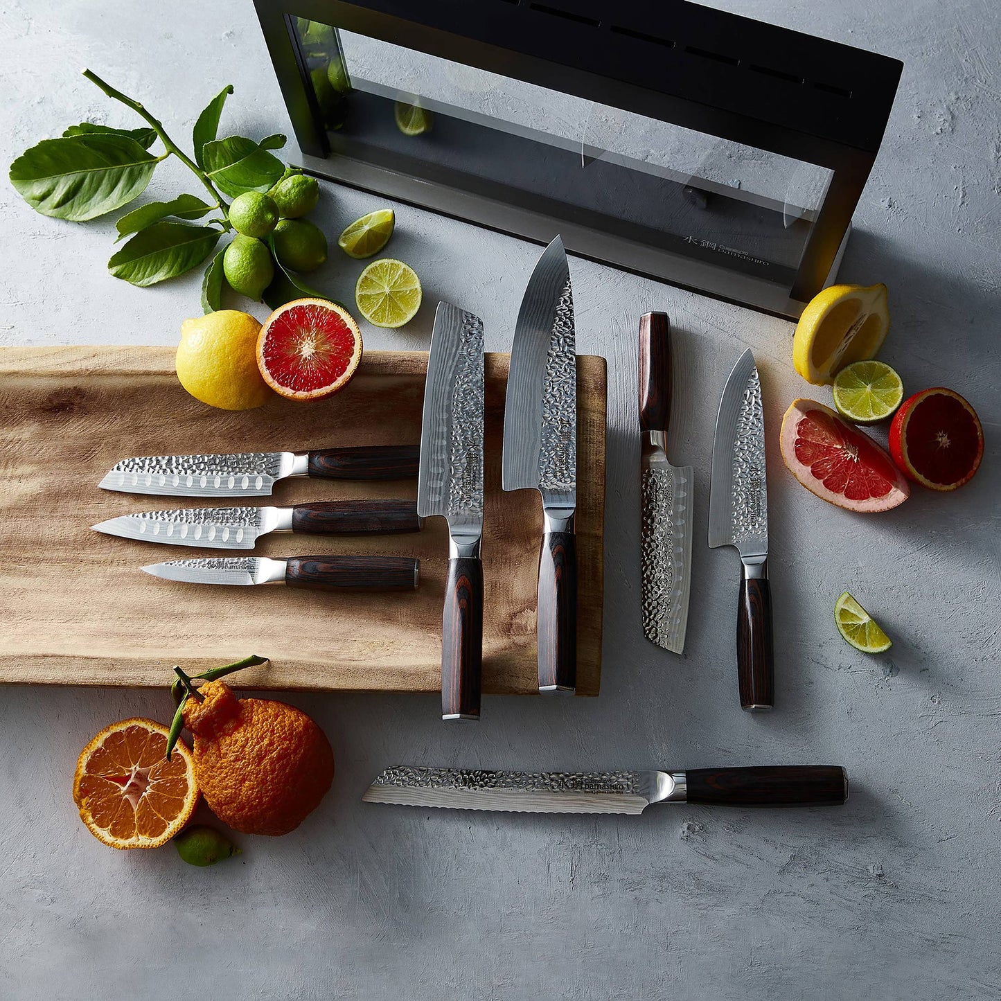 DAMASHIRO 9 PC EMPEROR KNIFE SET