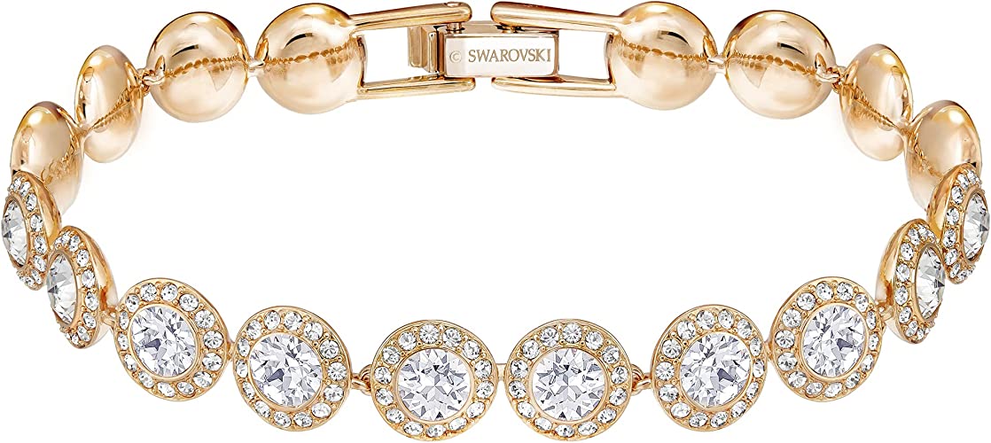 Swarovski Angelic Bracelet - White, Rose Gold