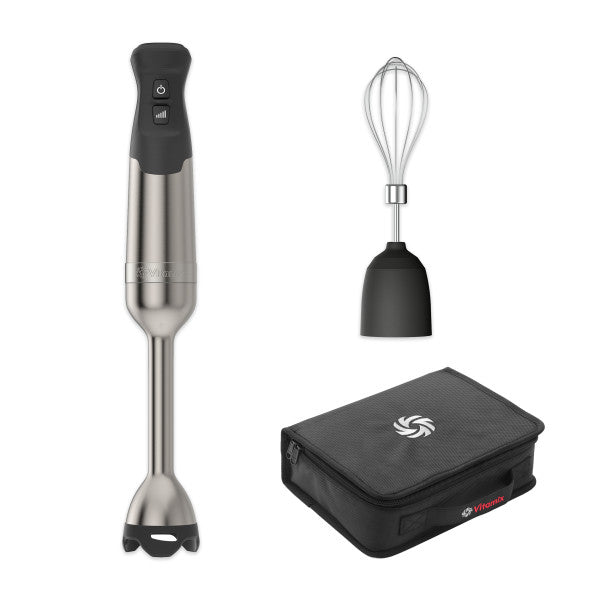 Vitamix 5-Speed Immersion Blender 3-Piece Bundle with Whisk Attachment and Storage Case