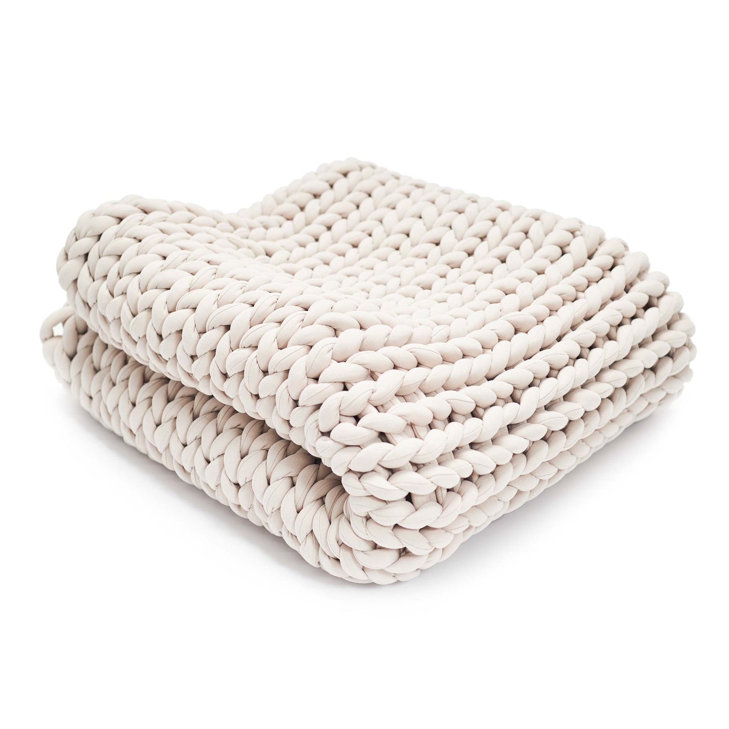 HUSH Knit 15lb Weighted Blanket - Cotton - Grey