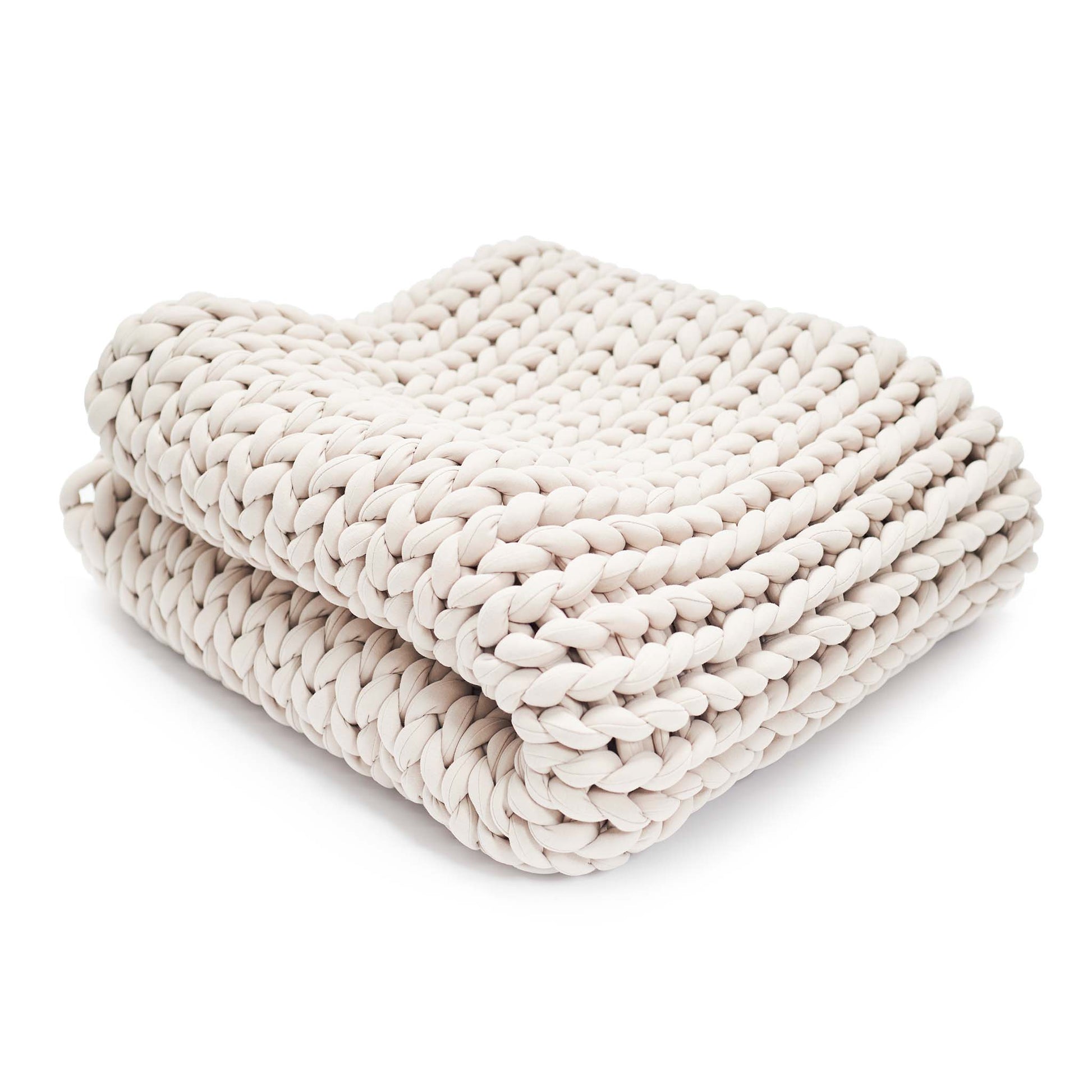 HUSH Knit 15lb Weighted Blanket - Cotton - Grey