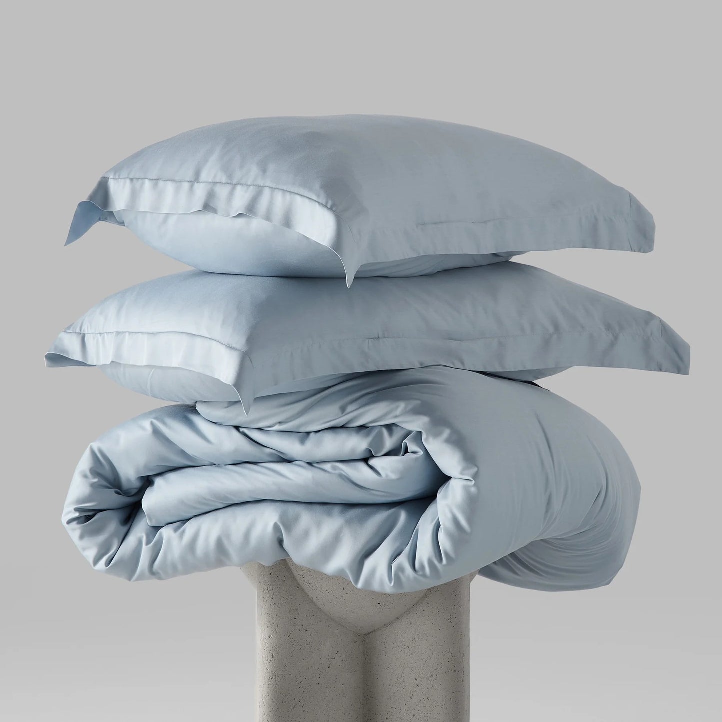 HUSH Iced 2.0 Duvet Cover and Pillow Shams Set - King - Arctic Blue