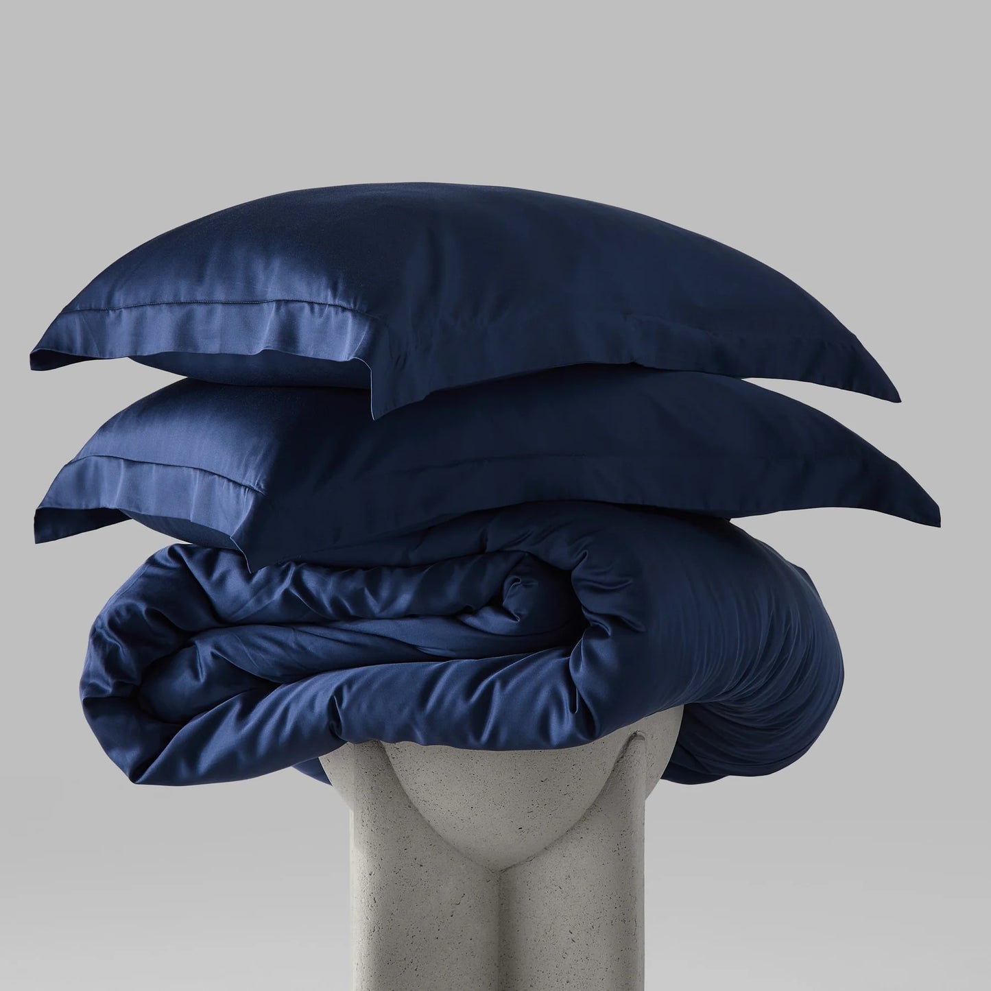 HUSH Iced 2.0 Duvet Cover and Pillow Shams Set - Full/Queen - Navy